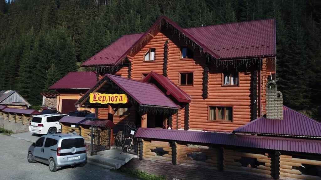 Hotel Berloga-Sinevir Synevyrsʼka Polyana Exteriér fotografie